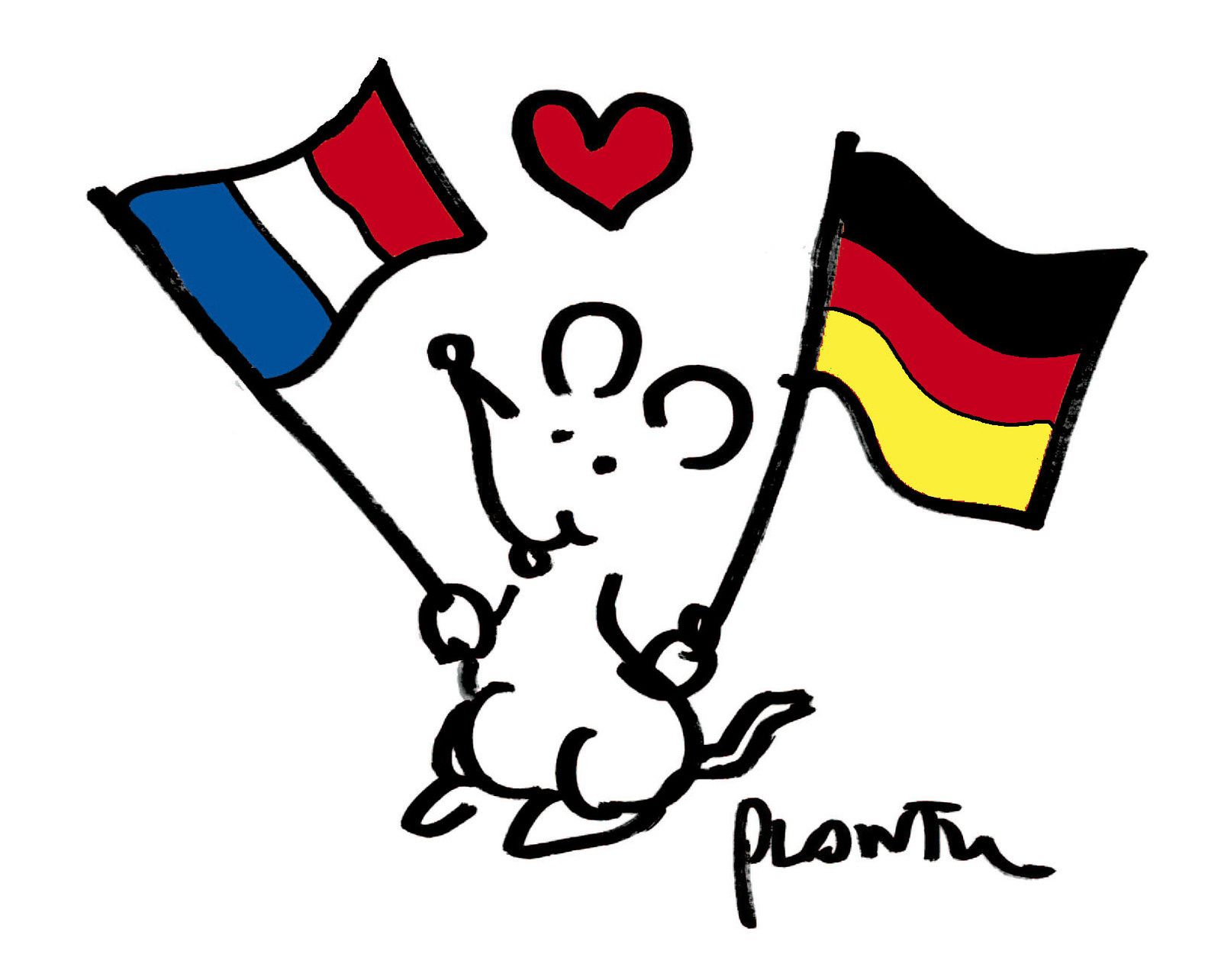 Objets En Rapport Avec L'allemand Page De Garde Expo l’Allemagne et la France : un demi-siècle d’amitié et de